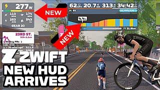 ZWIFT New Heads-Up Display (HUD) Details & Full Walk-Thru