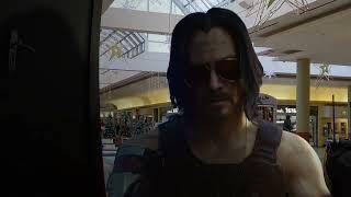 Keanu cyberpunk in Shopmall