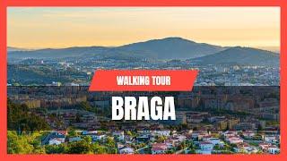 Walking tour Braga  Portugal [4K]