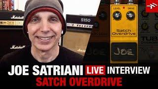 Joe Satriani: "Overdrive pedals are weird!" - Satch LIVE on AmpliTube Joe Satriani