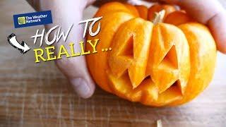 STOP Cutting the Top - Halloween Pumpkin Carving Tips