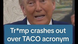 Trump crashes out at press conference