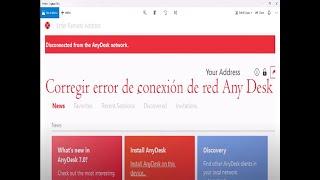 Error de conexión de red de Any Desk en Windows 11