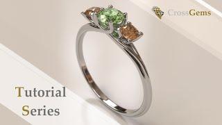 How to Make a Realistic 3D Jewelry Renders | CrossGems Tutorial Part 1