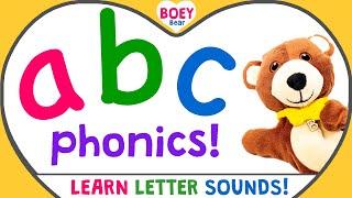 LEARN PHONICS Letter Sounds (British English) | Full A-Z Phonic Sounds | BOEY Bear