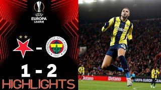 Youssef En-Nesyri Golü | Slavia Praga - Fenerbahce 1-2 Maç Özeti | UEFA Avrupa Ligi 2024-25