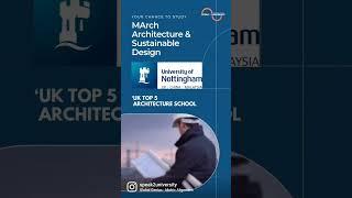 MArch Architecture & Sustainable Design #architecture #interiordesign #studyukvisa #architectschool