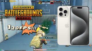 iPhone 15 Pro Max PUBG MOBILE 120FPS TEST IN 2024