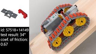 33 Lego Wheels/Tracks on Wood (worst to best)