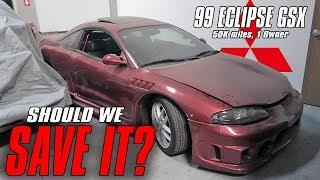 EPIC "BARN FIND" 1999 MITSUBISHI ECLIPSE GSX!