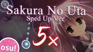 5 on Sakura No Uta (Sped Up Ver.)