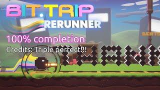 (100% completion) BIT.TRIP RERUNNER: Credits perfection!!! | Choice Provisions | Windows | 2023