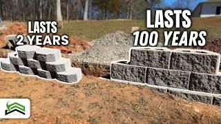 5 Critical DIY Retaining Wall Mistakes Guaranteed To Derail Your Project