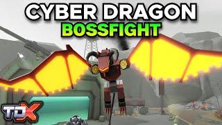 TDX Cyber Dragon Boss Fight (Wave 30) - Tower Defense X Roblox | Elite Mode Rework