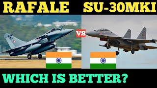 RAFALE VS SU-30MKI FIGHTER JETS SPECIFICATIONS COMPARISON.