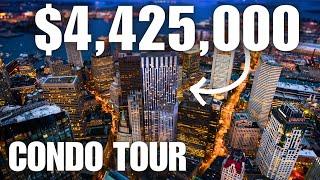 Boston LUXURY condo tour | $4M Highrise Walkthrough