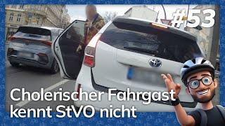  Cholerischer Fahrgast kennt StVO nicht – Dashcam (Berlin Cycling Diary)