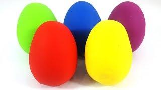 Learn Color Play Doh with Surprise Eggs Surprise Toys Fun Video