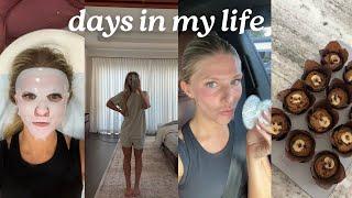 HOME VLOG: moxi / bbl appointment, banana bread muffins, workouts + packing for Michigan