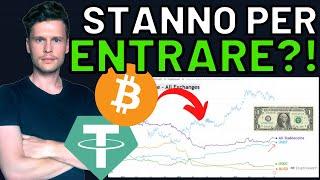 ️ USDT: STANNO PER ENTRARE?! ️ MORNING w/CRYPTO: BITCOIN / ALTCOINS [time sensitive]