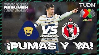 HIGHLIGHTS | Pumas vs Tijuana | Liga Mx -AP2024 - J9 | TUDN