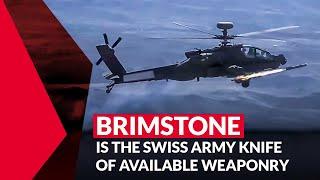 Brimstone missile on Apache AH-64E