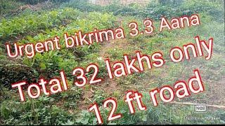 Urgent bikrima, 3.3 Aana 32 lakh only