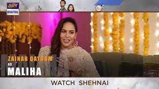 Zainab Qayoom opens up about her role as Maliha in Shehnai Don't forget to watch every Thur 8:00 PM