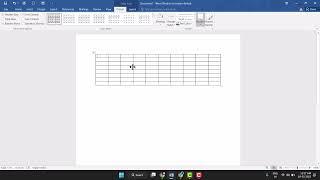 How to insert move and edit table in MS Word | Insert table and draw table [2023]