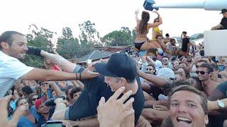 Watermat live at Beach Party jumps on the crowd - Brian Rocca Vlog 19