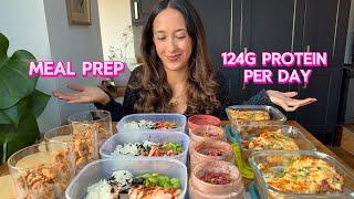 High Protein Meal Prep (124g) | Nourishing & Healthy Recipes for the Week