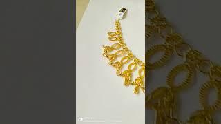 32 gm with earing  gold hallmark jewellery