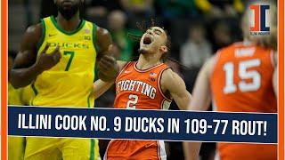 LIVE POD: Illini cook No. 9 Ducks in 109-77 statement win