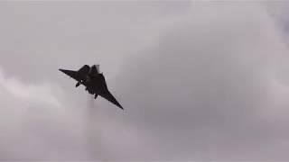 Saab 35 Draken and F-16 Rehearsal Danish Airshow 2016