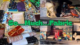 Rag Quilt Vlog... I have so much fabric