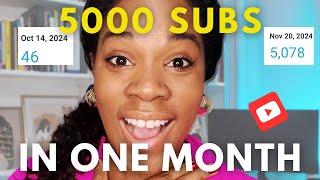 Everything I thought about starting a YOUTUBE channel was a lie. (5000 subs in one month)