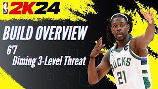 NBA 2k24 - Build Overview 6'7 Diming 3-Level Threat