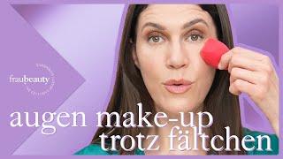 Augen Make-up trotz Fältchen - ...so hält das Make-up ohne zu kriechen 