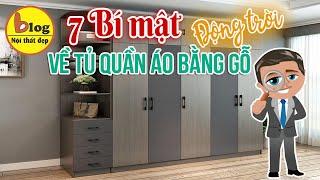 7 điều bí mật về Tủ quần áo bằng gỗ sau đây có làm bạn hết tò mò?