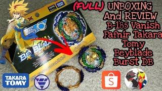 B-185 Vanish Fafnir (Full) Unboxing And Review Takara Tomy Beyblade Burst DB DYNAMITE BATLLE (VBC)