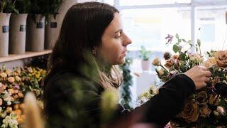 Flower Shop Promo Video // Creating an Arrangement // The Flower Project Cambridge