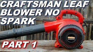 Craftsman blower won't start or run.  No spark.