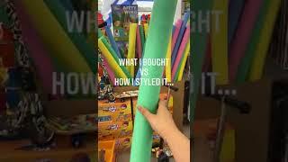 #SHORTS DIY SOFA USING POOL NOODLES // HOW TO MAKE A COUCH