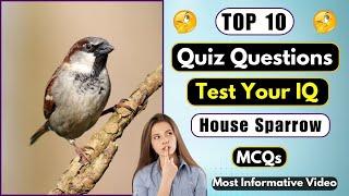 Unveiling 10 Must Know House Sparrow General Knowledge Quiz Questions || Helian GK Quiz