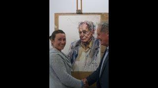 Aine Divine painting Vincent Browne WCSI Exhibition