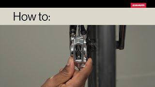 SRAM Road AXS | How to: Center Brake Calipers
