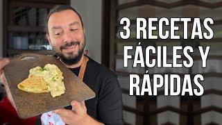 ¡¿Las 3 RECETAS más FÁCILES y RÁPIDAS de Tulio Recomienda?!