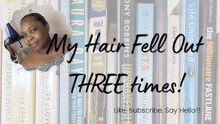 My hair fell out 3 times! #thedailybliss #thinninghair #womenover40 #haircare #blackhair