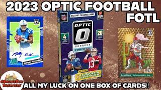 2 DownTown 1 Box!!  2023 Panini Donruss Optic Football Hobby FOTL  - review