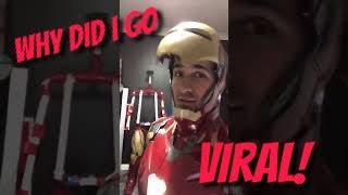 I 3D printed an IRON MAN SUIT… But That’s Not Why I Went VIRAL! #shorts